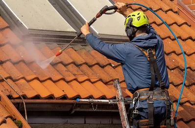 Démoussage et hydrofuge de toiture à Gournay